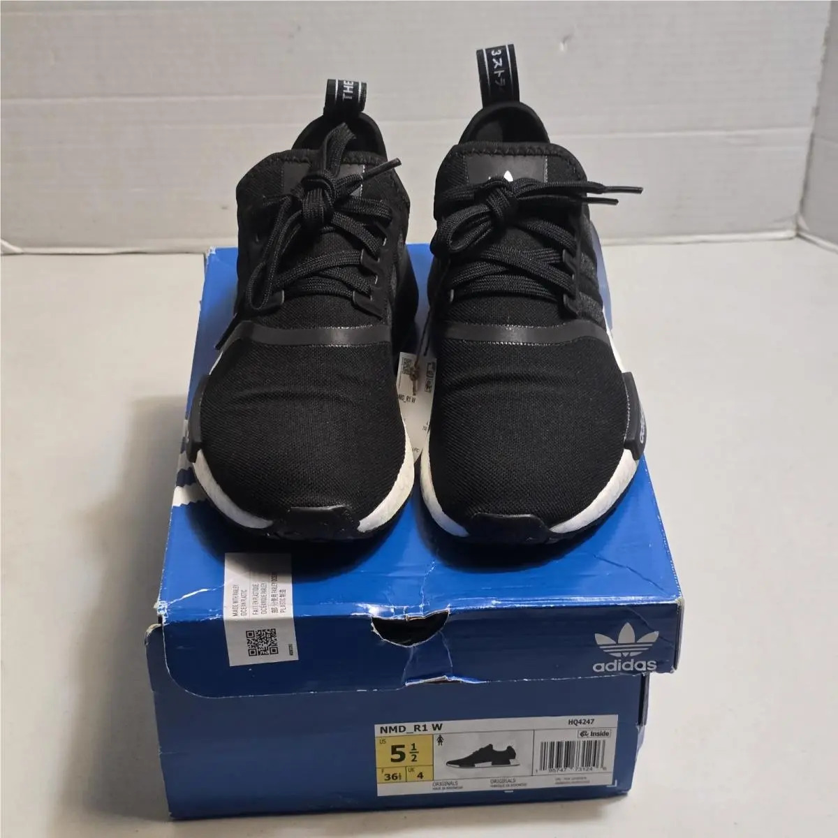Adidas shoes - adidas NMD R1 - NMD - Black/White, Main: Black (UPC: 195747731208) 0
