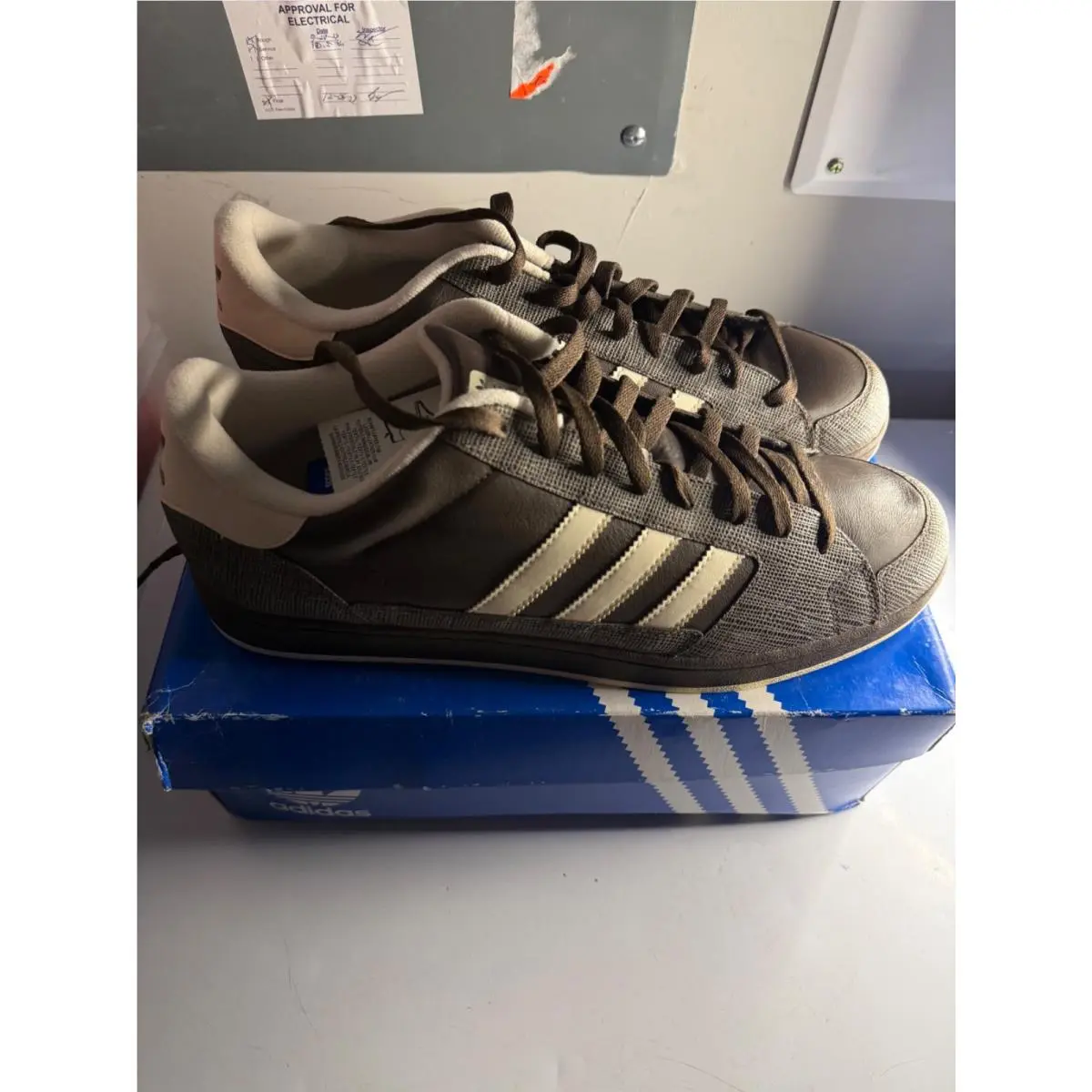 Super Skate Lo Espres/shalk/espres 772920 Originals US Mens SZ 14 by Adidas