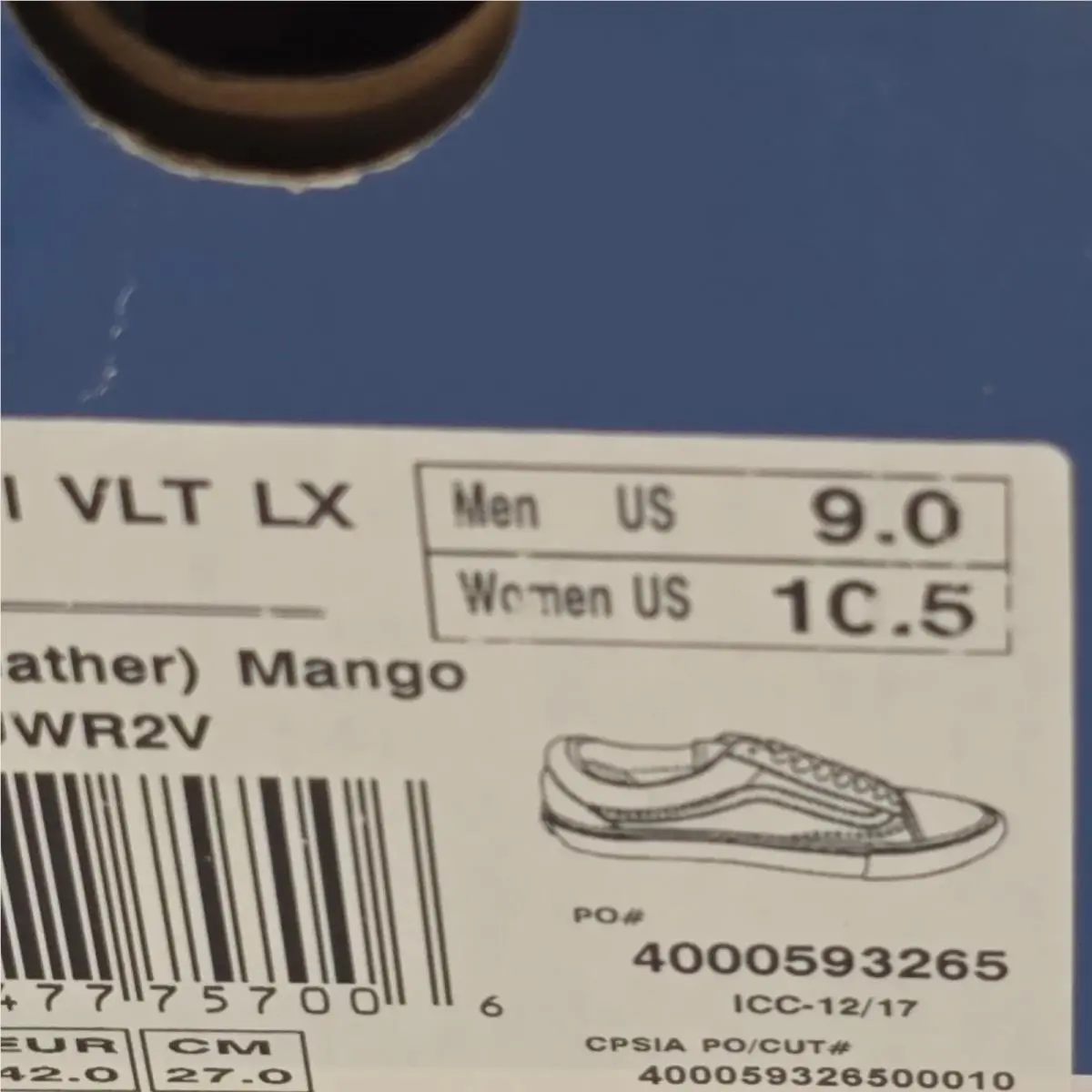 Vans shoes - VANS Old Skool V - Old Skool - VN0A3MUWR2V - mango 13