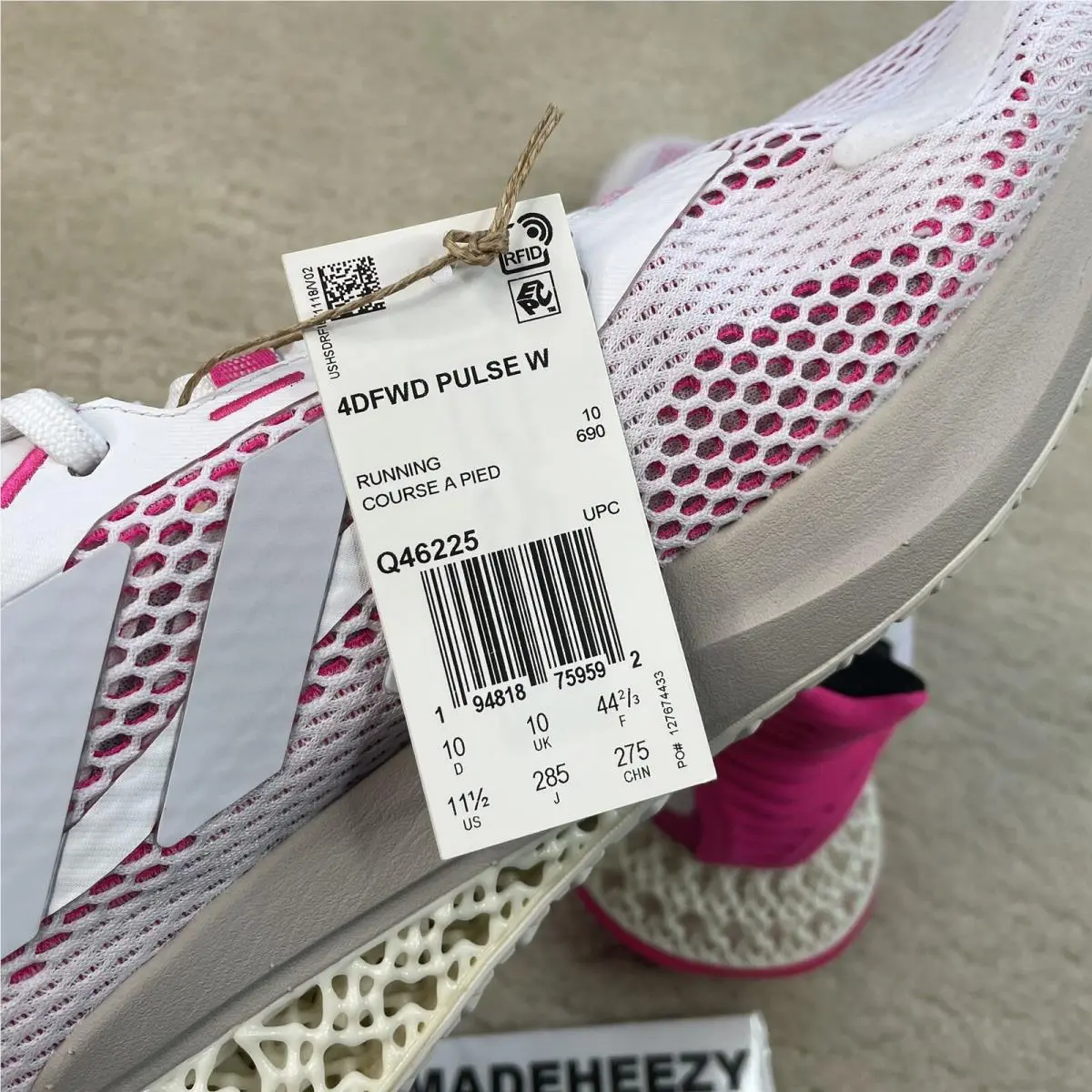 Adidas shoes - adidas 4DFWD Pulse - Pulse - Q46225 - Pink (UPC: 194818759592) 5