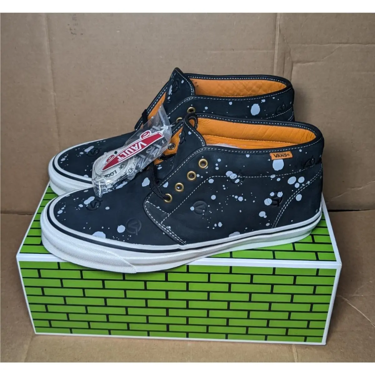 OG Chukka Boot LX Lqqk Studio Splatter Black Mens Size 11.5 VN0A5FBV2SQ by Vans