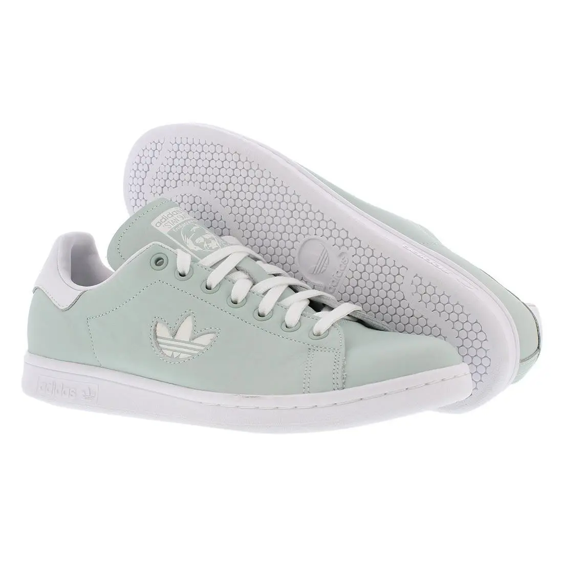Adidas Stan Smith Mens Shoes Size 5 Color: Vapour Green/cloud White/vapour - Vapour Green/Cloud White/Vapour Green, Main: Green