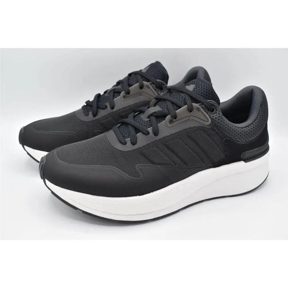Mens Size 11.5 Znchill Lightmotion Black White Running Shoes Sneakers by Adidas