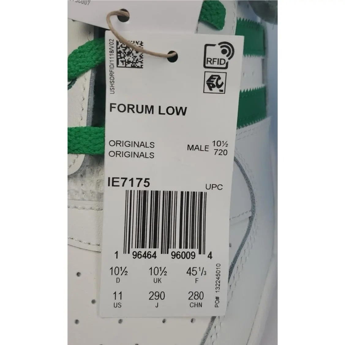 Adidas shoes - adidas Forum Low - Forum Low - IE7175 - Green / White 7