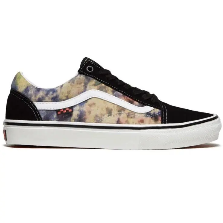 Vans Skate Old Skool Shoes - Tie Dye Terry Black Size 8 Men / 9.5 Women