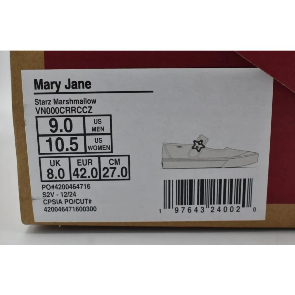 Vans shoes - Vans Mary Jane Starz - Mary Jane Starz - White (UPC: 197643240020) 10