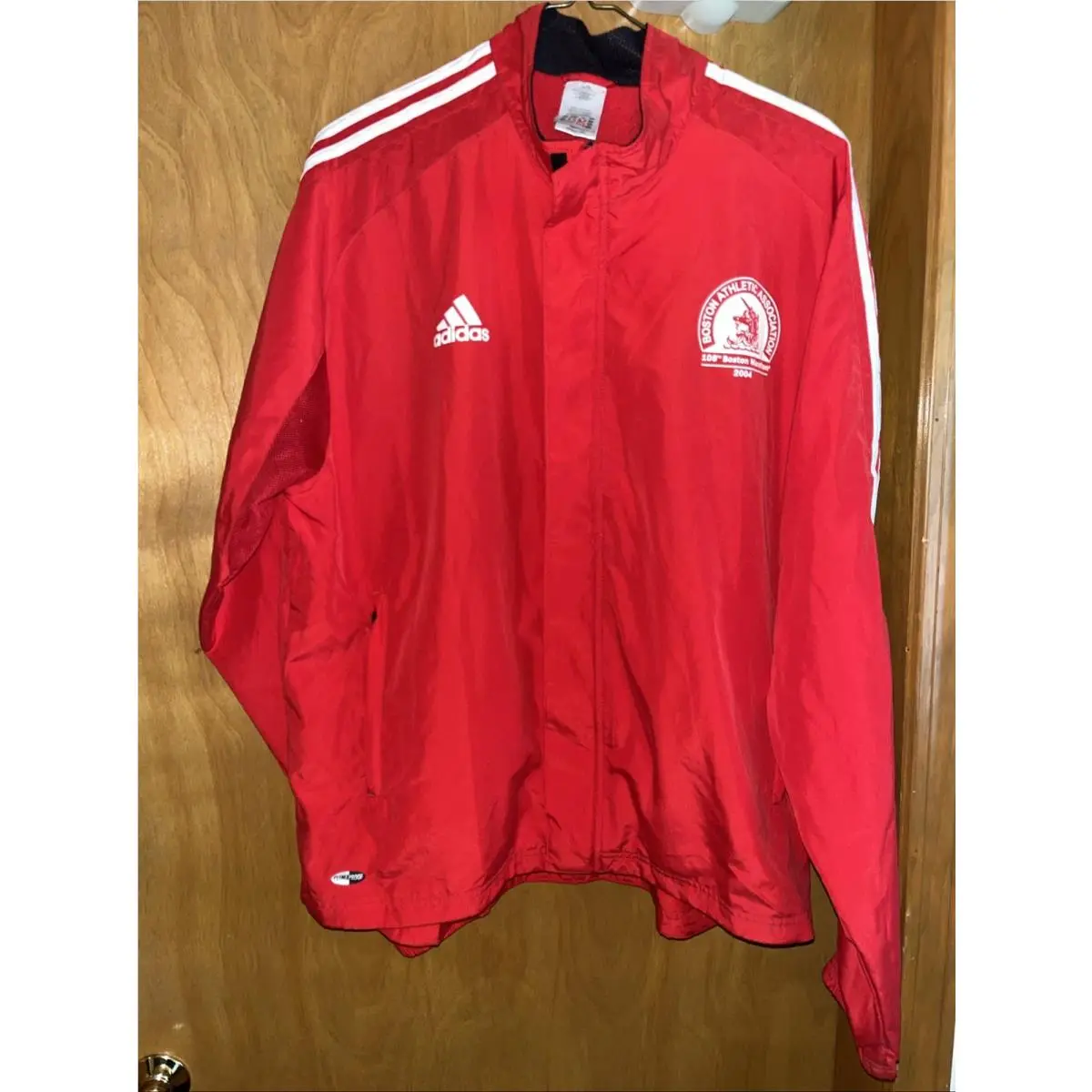 Boston Athletic Assoc 2004 108th Boston Marathon Full Zip Jacket 2XL B68 by Adidas