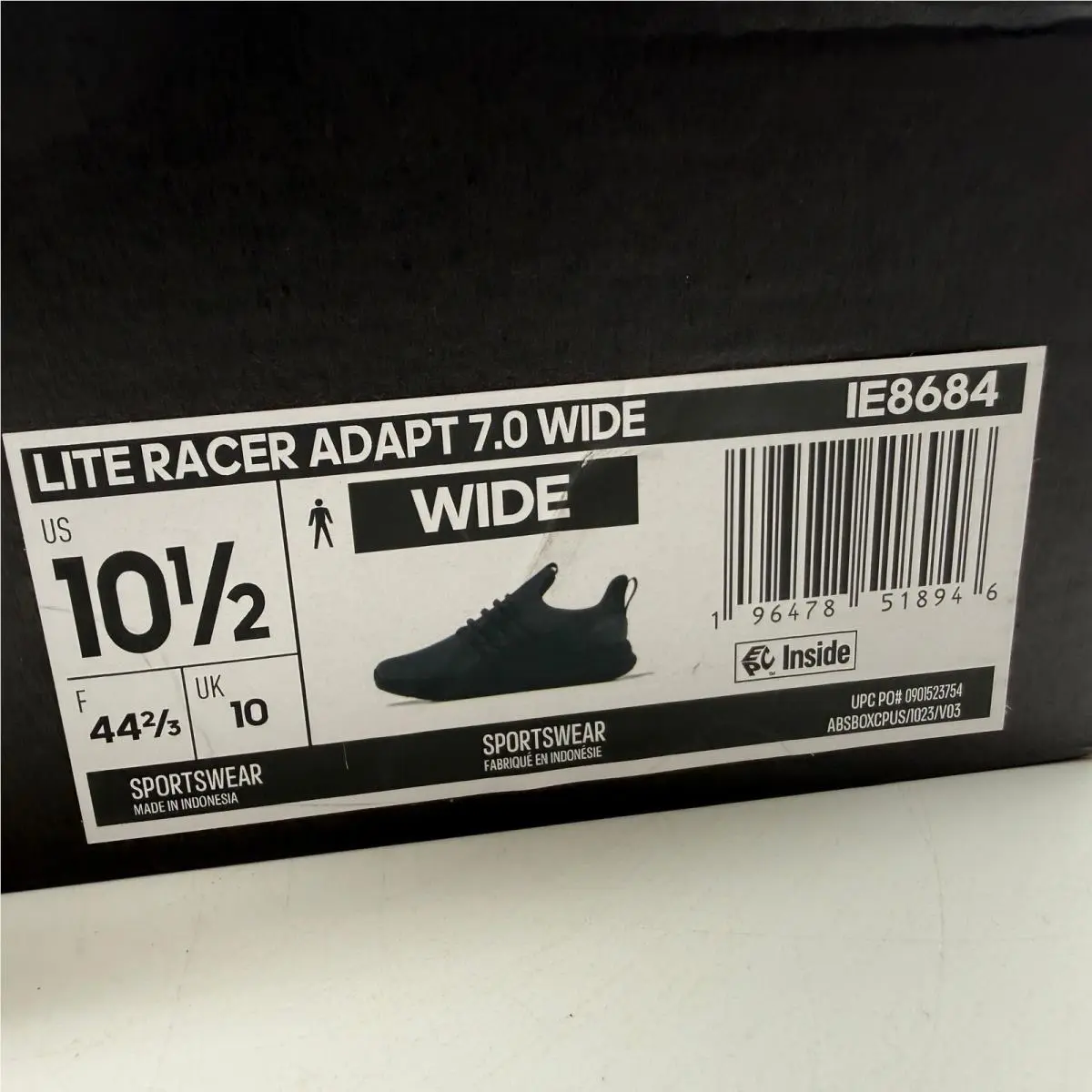 Adidas shoes - Lite Racer Adapt 7.0 Wide - Black 0