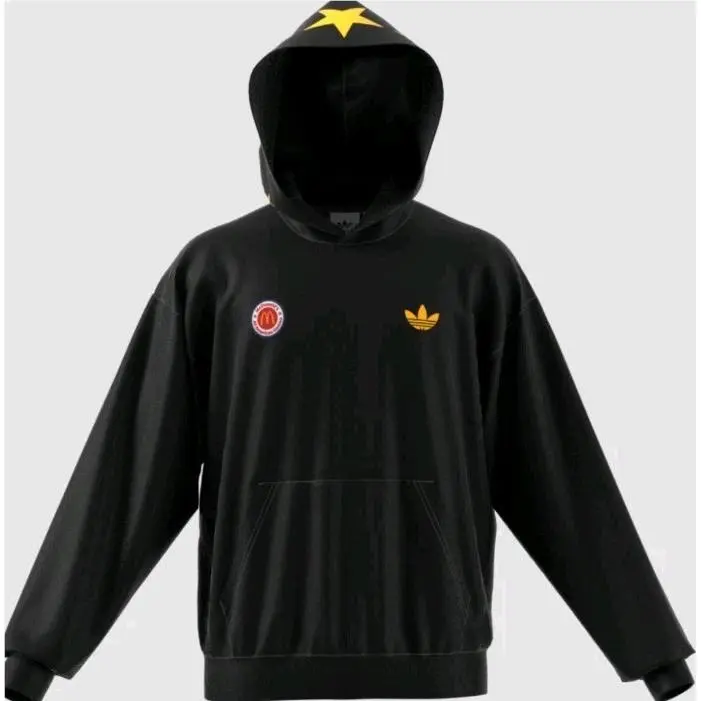 Men Sz 2XL  Mcdonalds All-star Game Shooter Hoody Black by Adidas