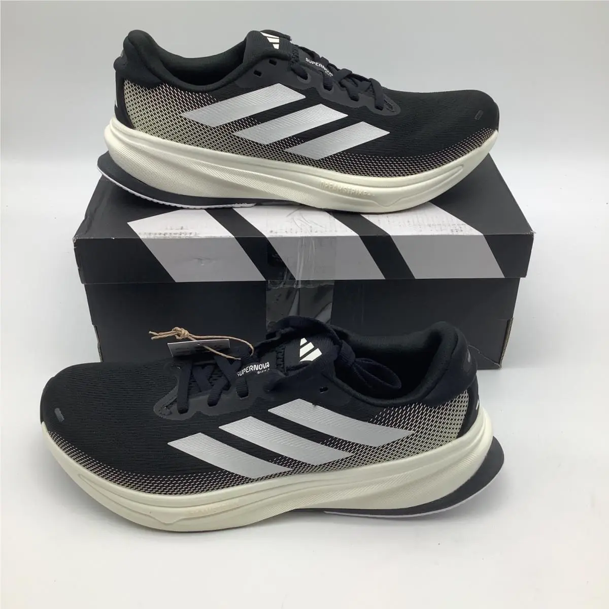 Supernova Rise 2 W Running Shoes Black White IH2511 Womens Size 8.5 by Adidas