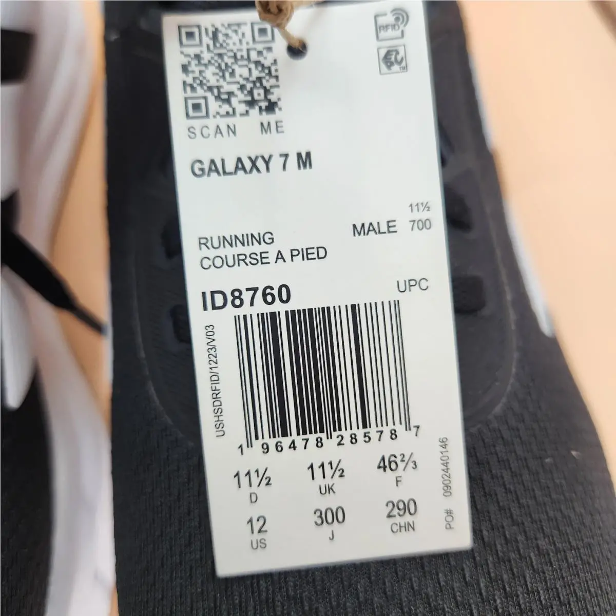 Adidas shoes - adidas Galaxy 7 M - Galaxy - ID8760 - Black 1