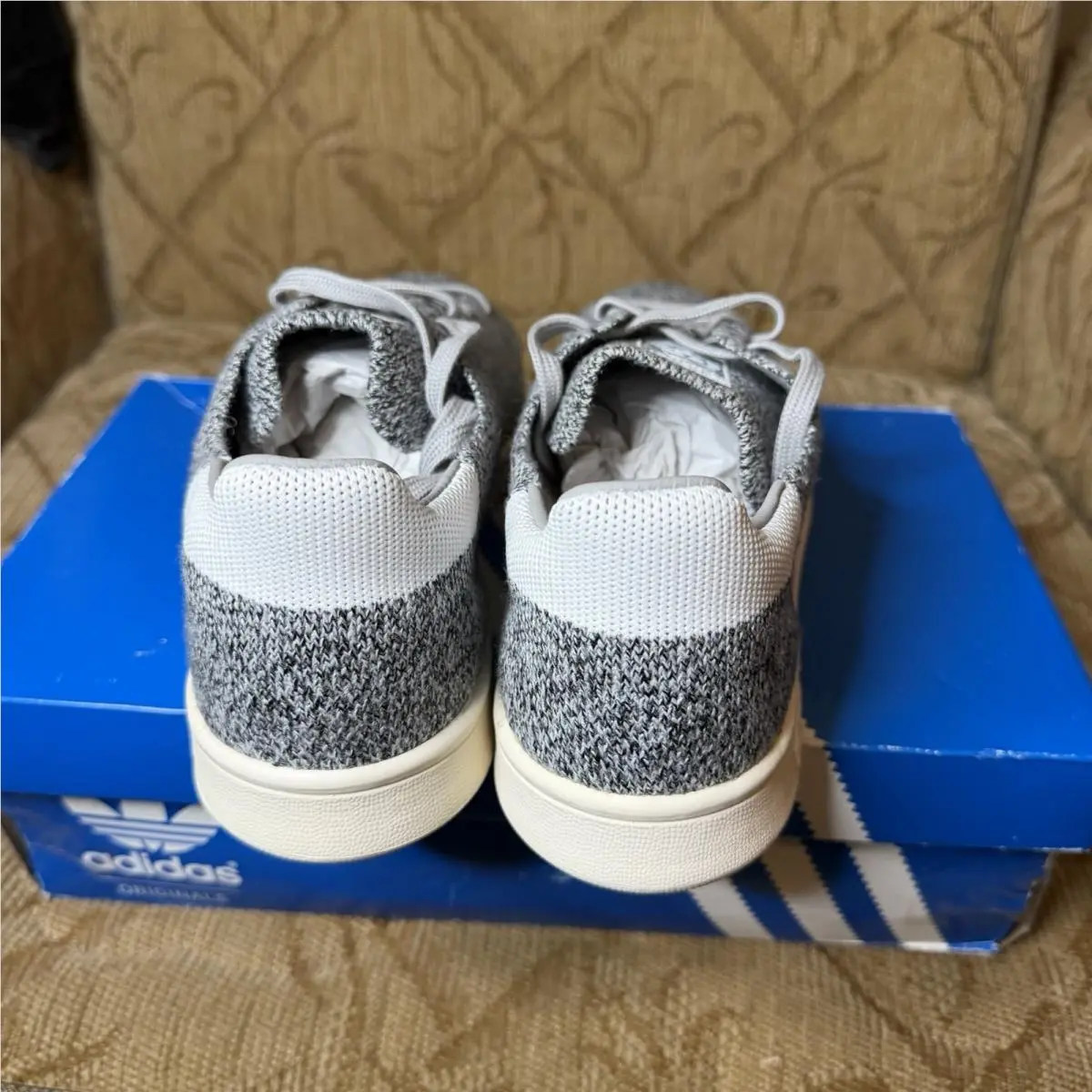 Adidas shoes - Adidas Stan Smith - Stan Smith - S80069 - Gray (UPC: 889765693173) 4