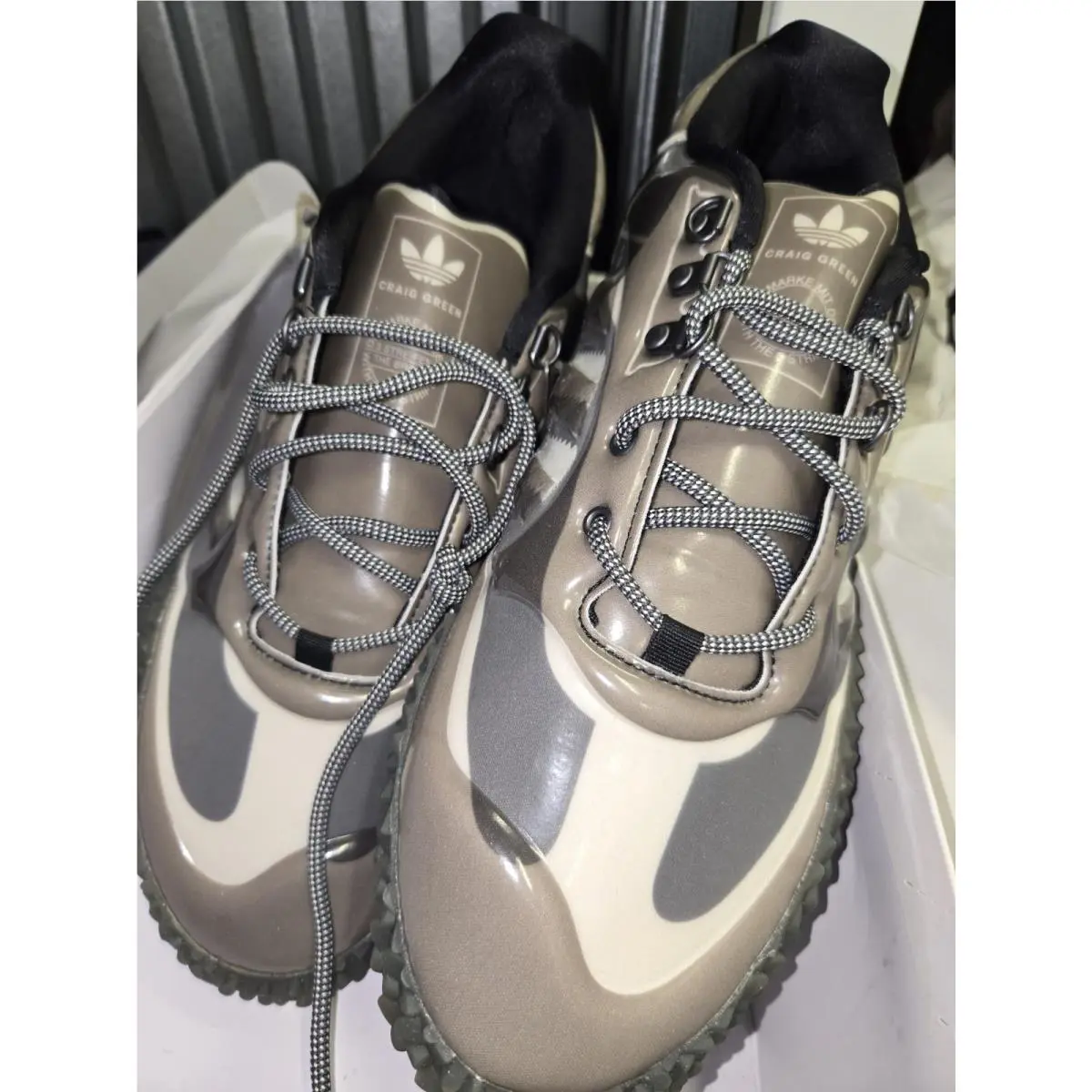 Adidas shoes - Craig Green x adidas Polta AKH I - FW4184 - Gray 3