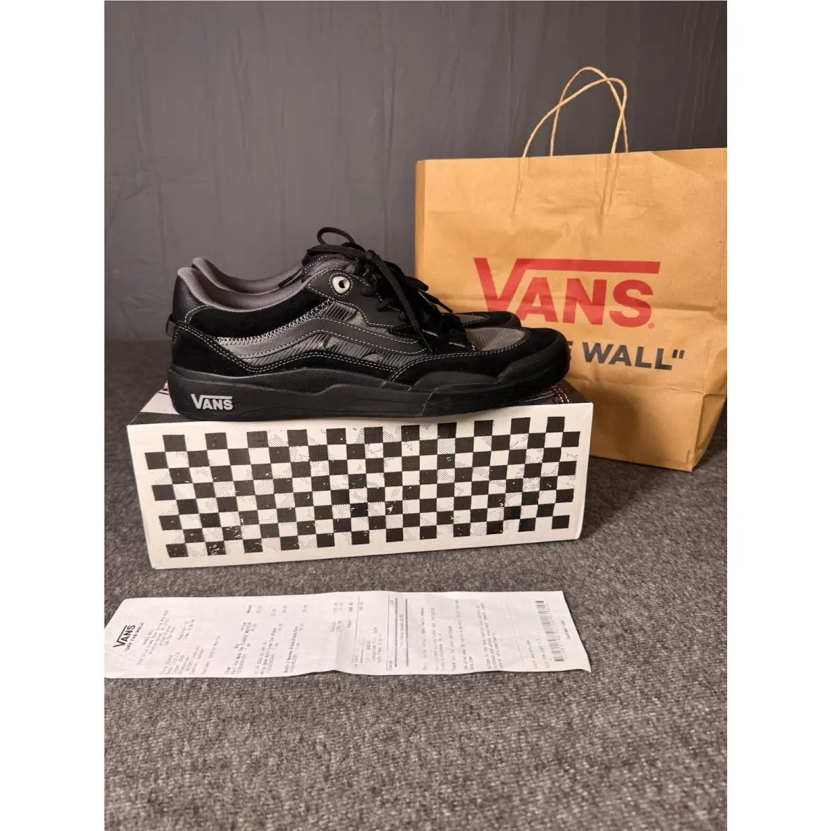 Skate 2 Wayvee Black Skate Shoes Mens 13 Street Waffle Skateboarding by Vans