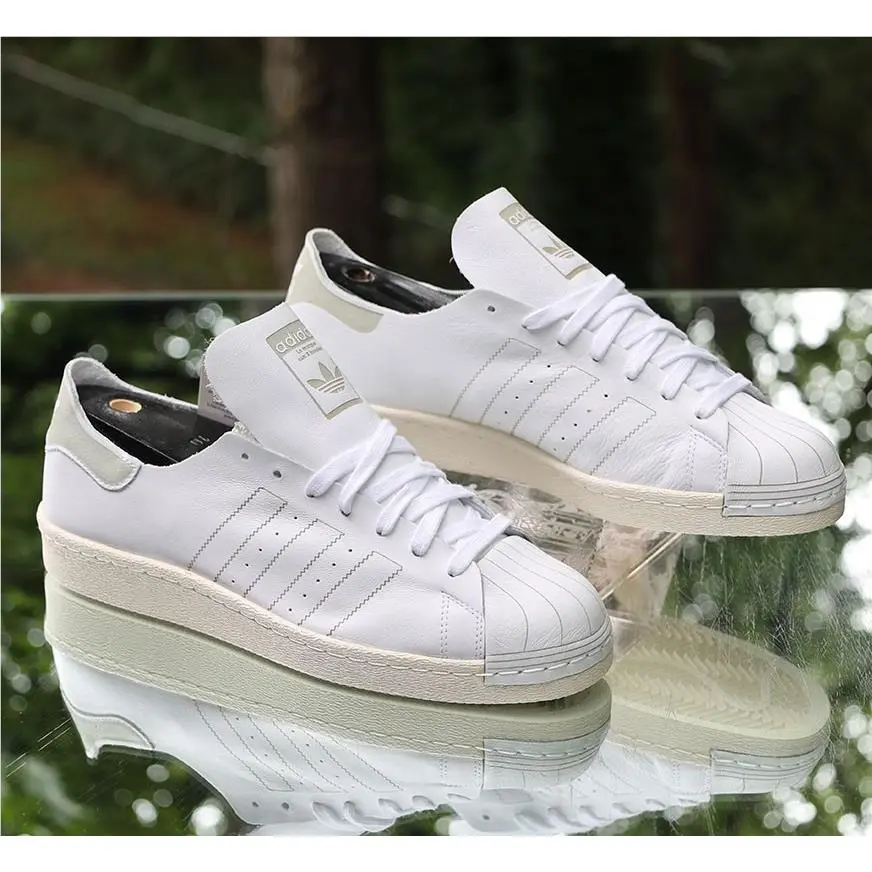 Adidas shoes - adidas Superstar 80S - Superstar - BZ0109 - White, Manufacturer: White, Cream 10