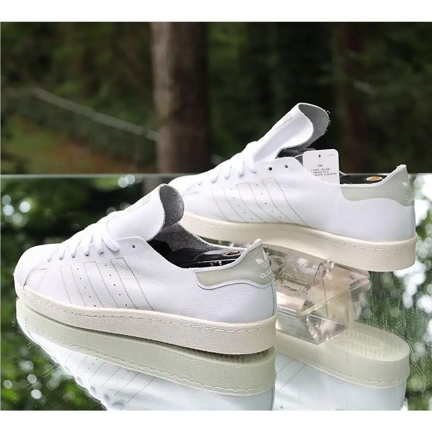 Adidas shoes - adidas Superstar 80S - Superstar - BZ0109 - White, Manufacturer: White, Cream 11