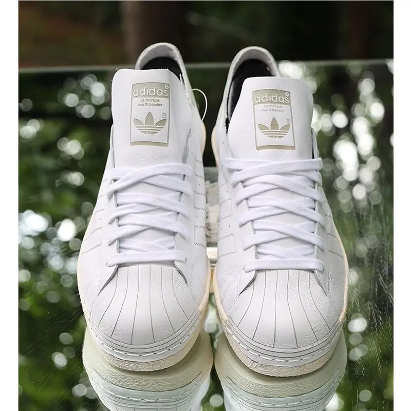 Adidas shoes - adidas Superstar 80S - Superstar - BZ0109 - White, Manufacturer: White, Cream 7