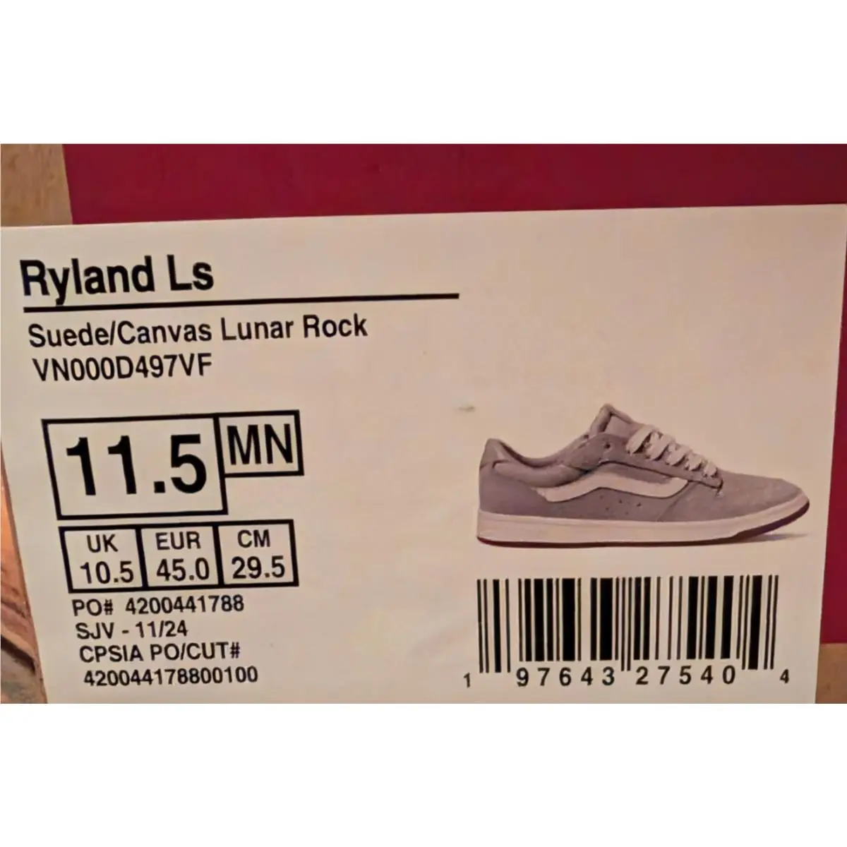 Vans shoes - VANS Suede - Suede - VN000D497VF - Gray (UPC: 197643275404) 8