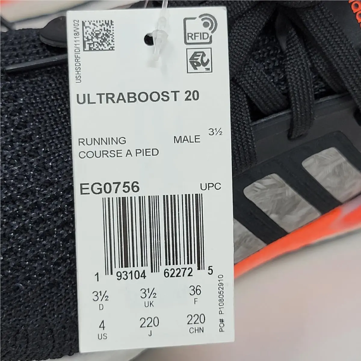 Adidas shoes - adidas UltraBoost 20 - UltraBoost - EG0756 - Multi-Color 4