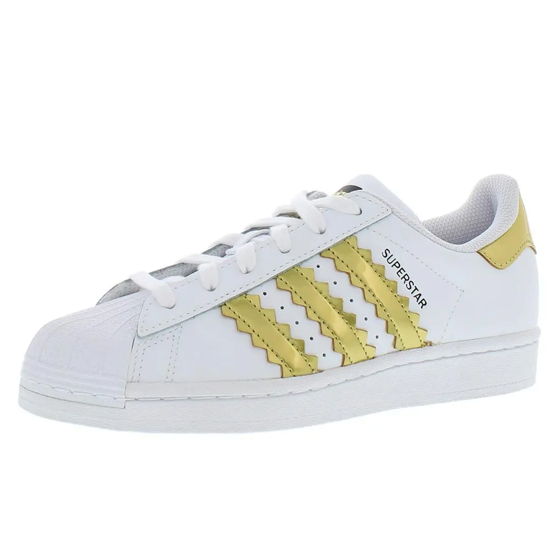 Adidas shoes - Footwear White/Gold/Core Black, Main: White (UPC: 194818600214) 0