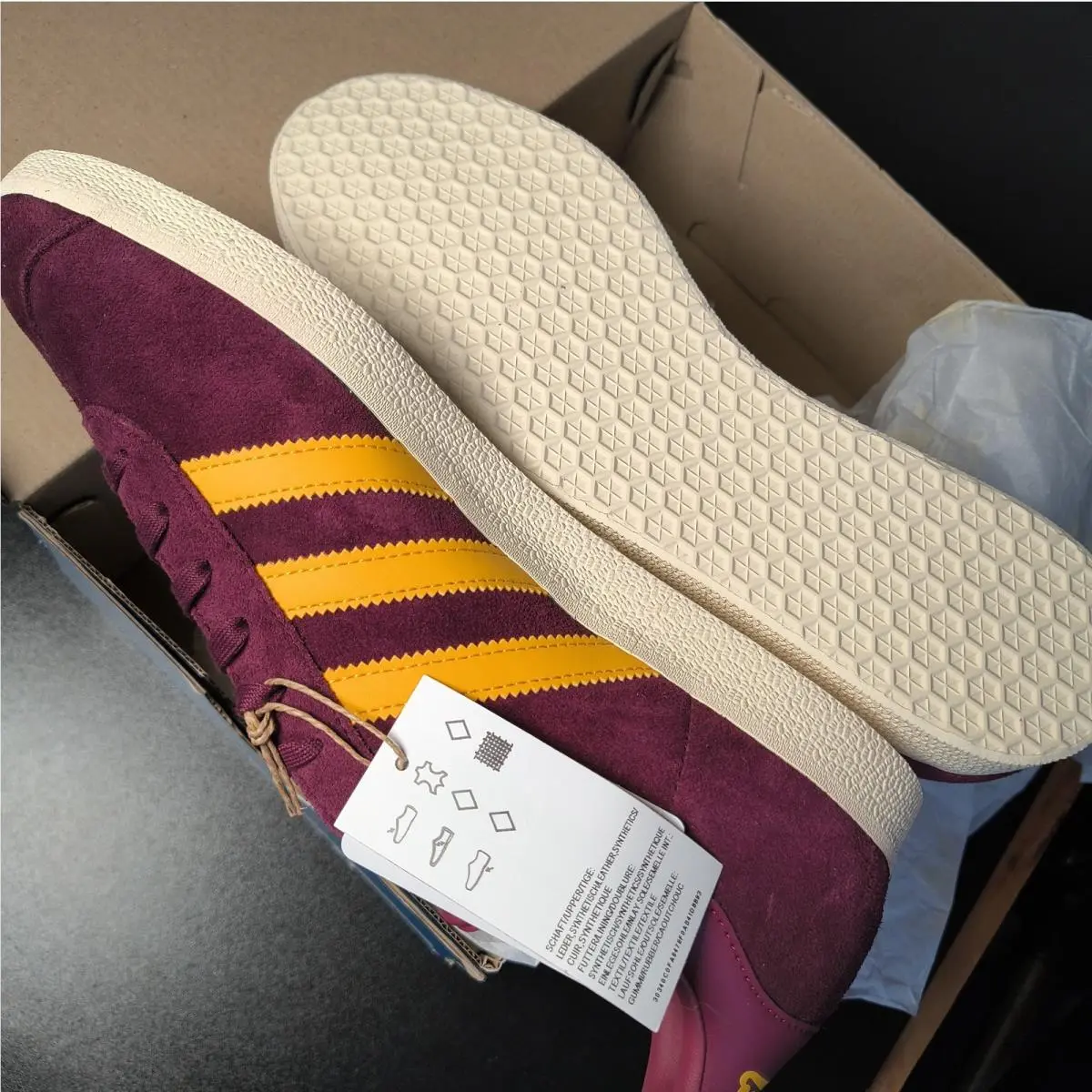 Adidas shoes - adidas Gazelle - Gazelle - Maroon (UPC: 197610732763) 0