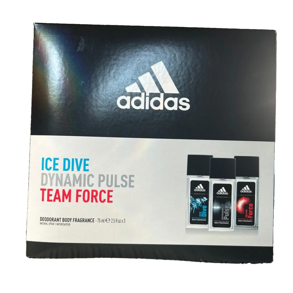 Adidas Deodorant Body Fragrance 3 Pc. Gift Set. Men’s Christmas Gift