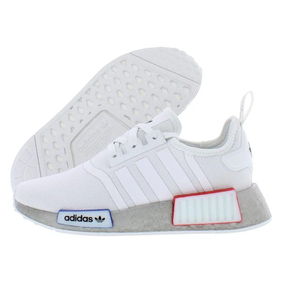 Nmd_R1 Boys Shoes Size 6.5 Color: White/red/blue by Adidas