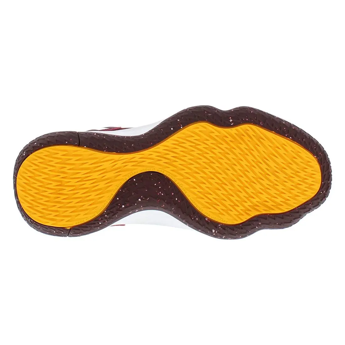 Sm Dame 7 Extply Unisex Shoes Size 11 Color: Burgundy/yellow by Adidas