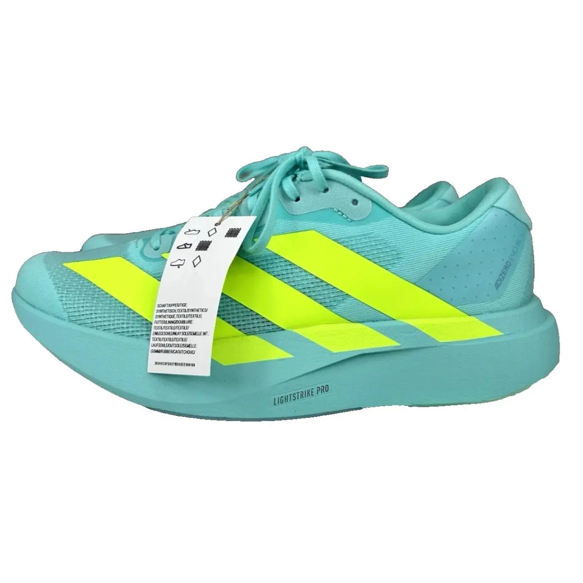 Adidas Adizero Evo SL Sneakers JS4506 Men`s Running Shoe Sz 13