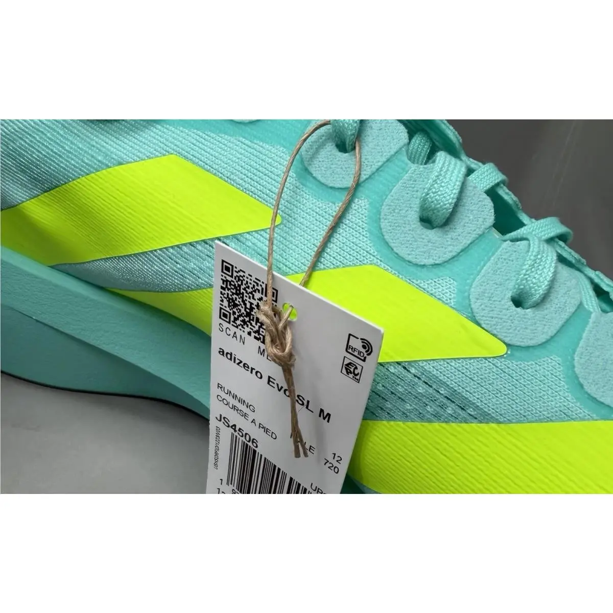 Adidas shoes - Adidas EVO - EVO - JS4506 - Flash Aqua Lucid Lemon 5