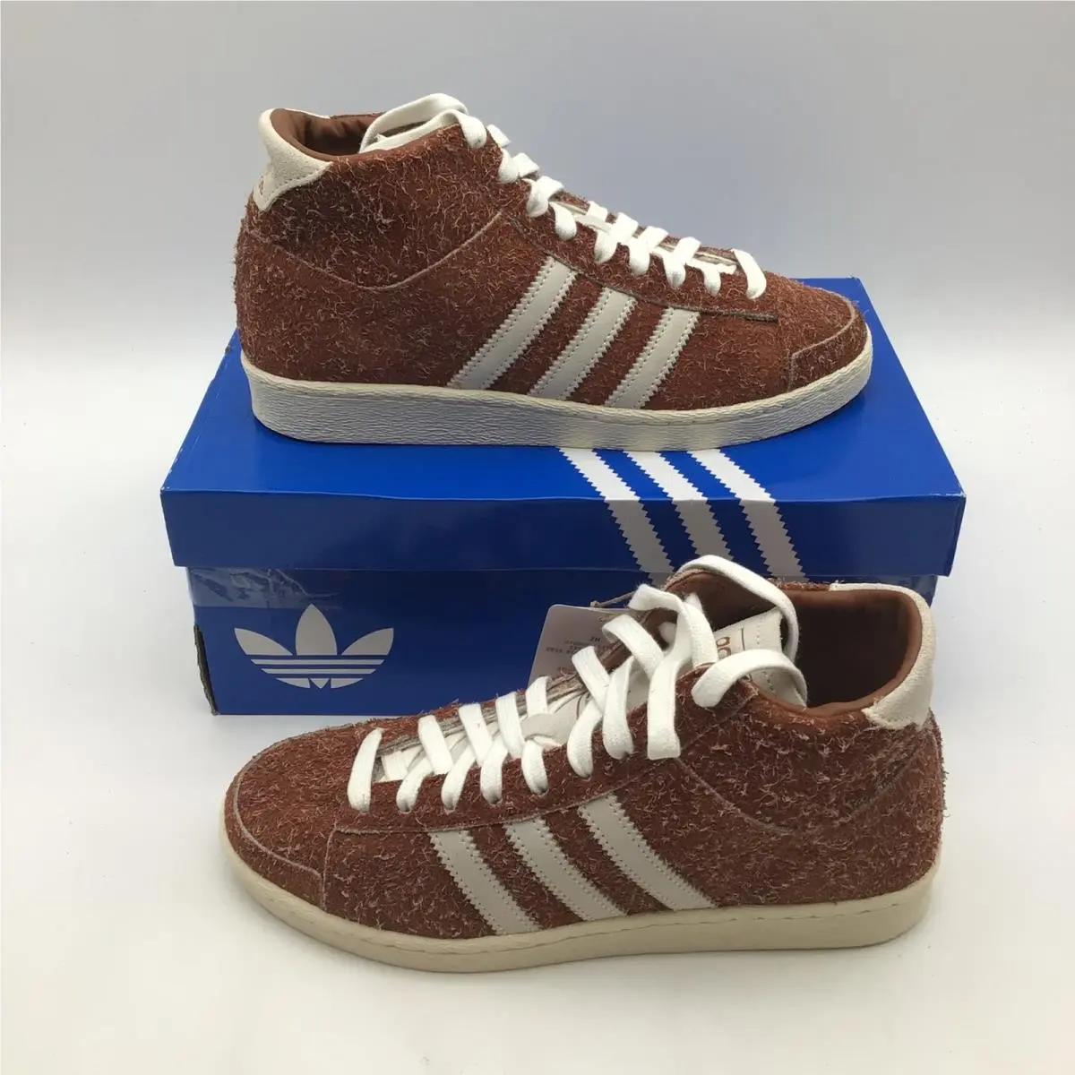 Originals Jabbar Hi Dusky Bronze Off White High Top JP6510 Men Size 7 by Adidas