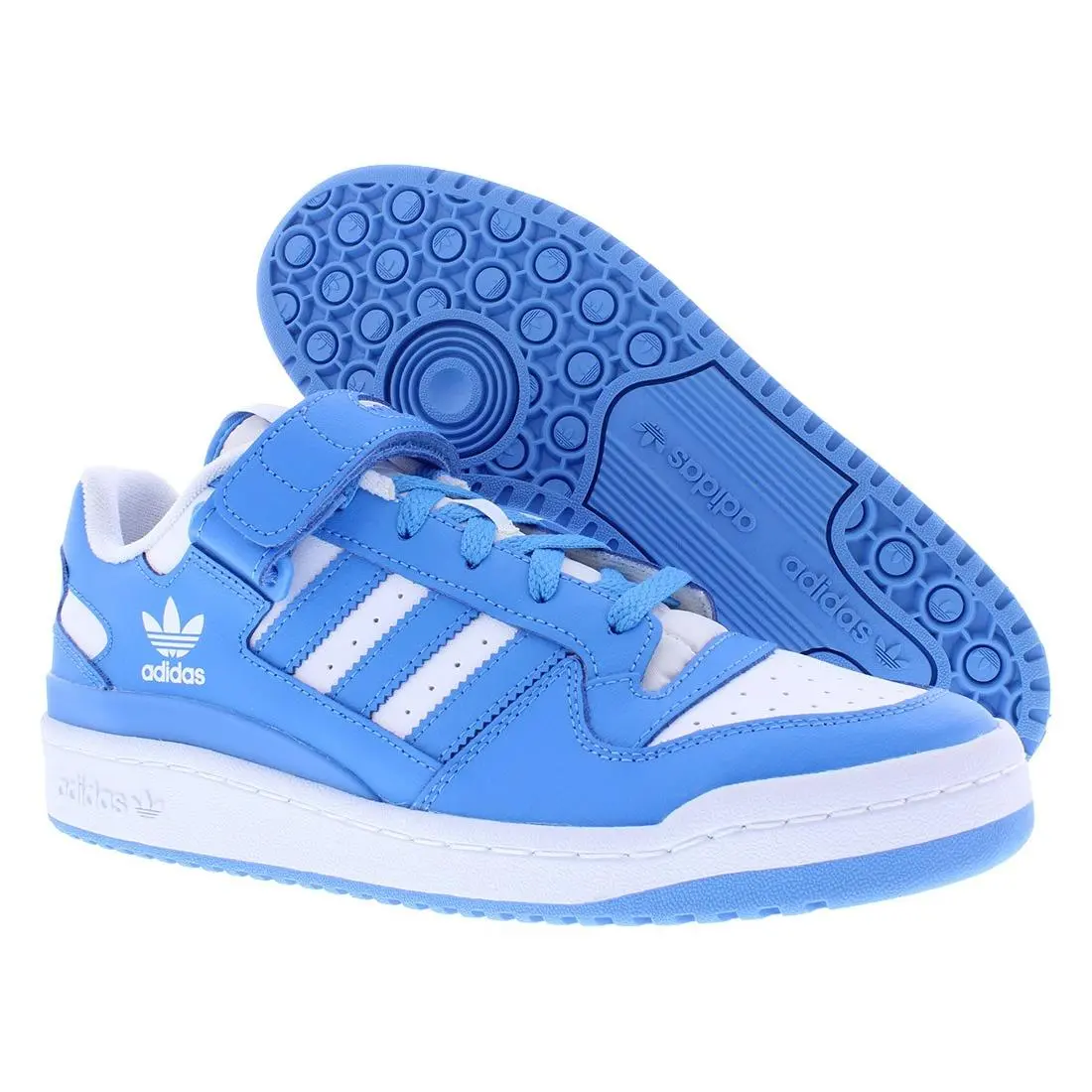 Forum Low Leather Mens Shoes Size 13 Color: Footwear White/pulse by Adidas