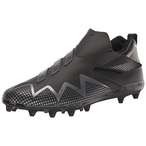 Men`s Freak Spark Football Shoes - Black/night Metallic Black Size 8.5 by Adidas