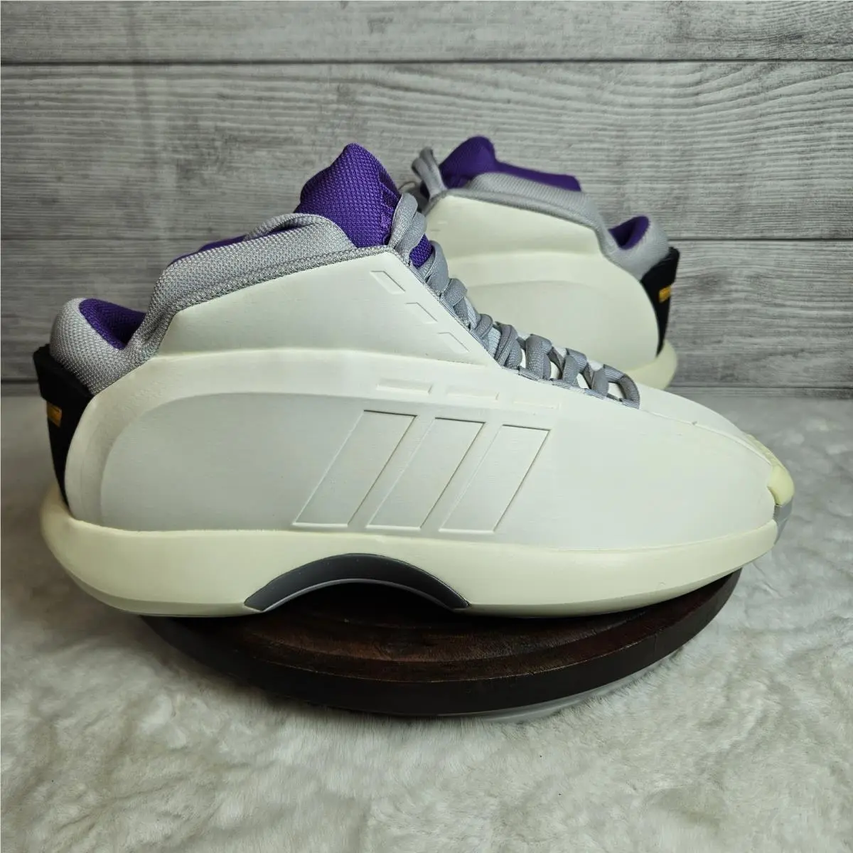 Adidas shoes - adidas Crazy 1 - Crazy - Ivory, Manufacturer: Cream White/Light Solid Grey/Active Purple 0