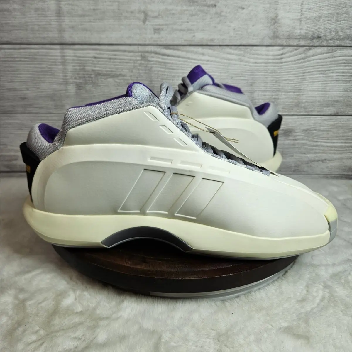 Adidas shoes - adidas Crazy 1 - Crazy - Ivory, Manufacturer: Cream White/Light Solid Grey/Active Purple 1
