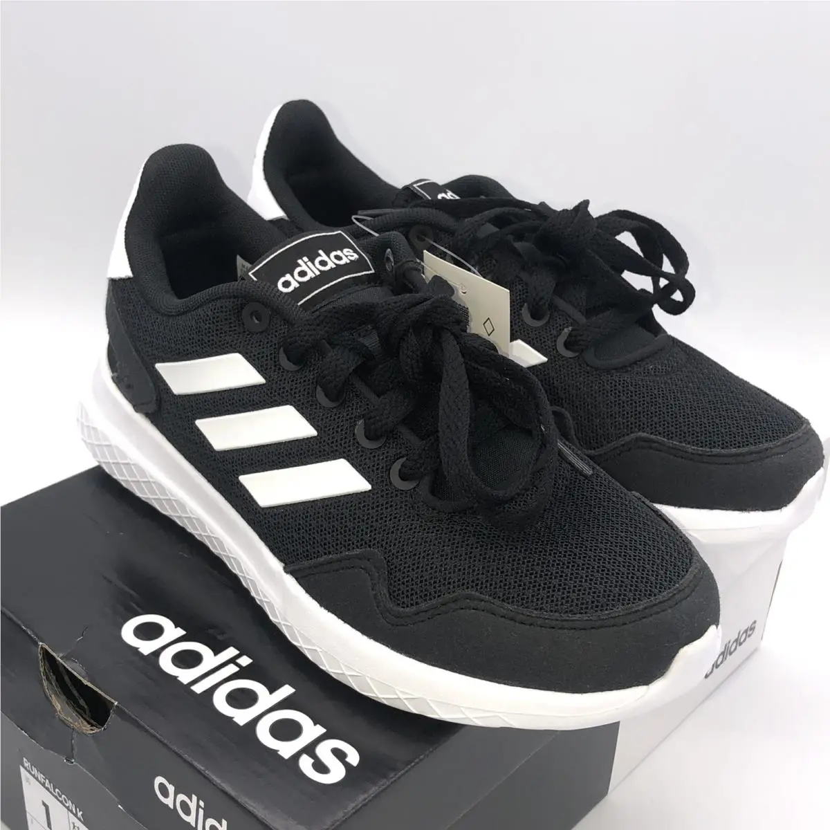 Archivo K Black Running Sneaker EF0532 Size 2 by Adidas