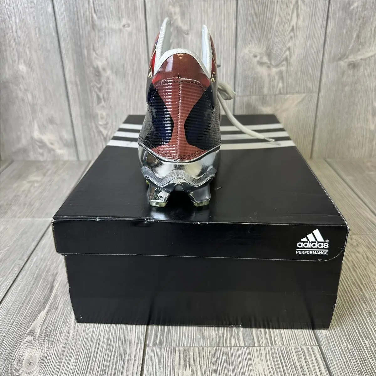Adidas shoes - Adidas Adizero 5-Star 5.0 Mid Uncaged - AQ7816 - White (UPC: 0889138541148) 4