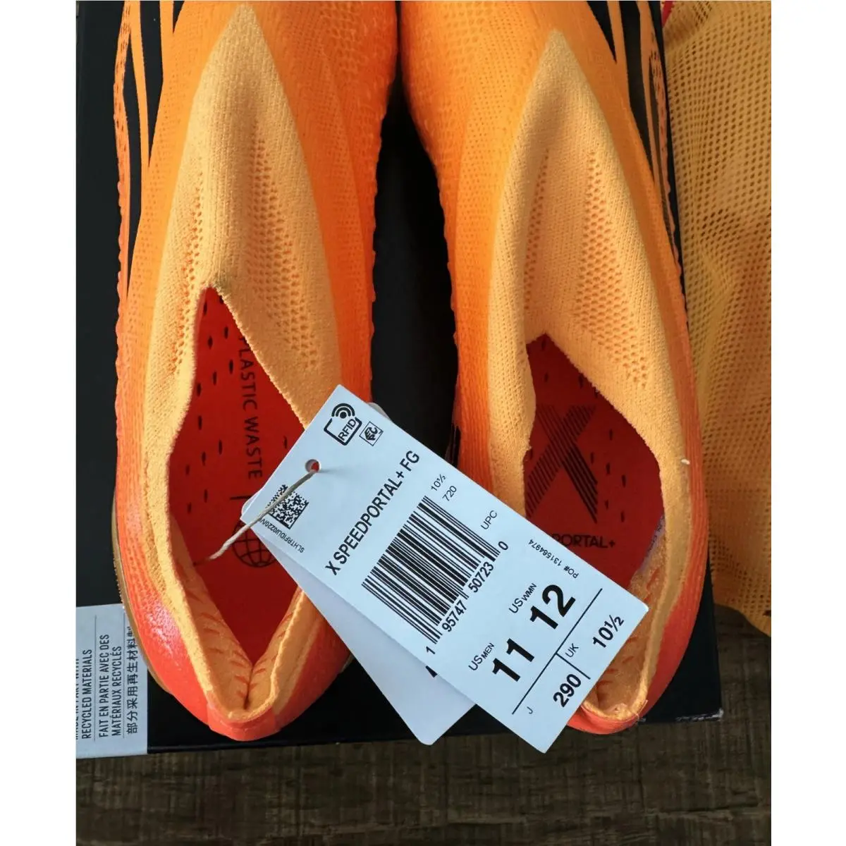 Adidas shoes - adidas X Speedportal + FG - GZ5131 - Orange / Gold 8
