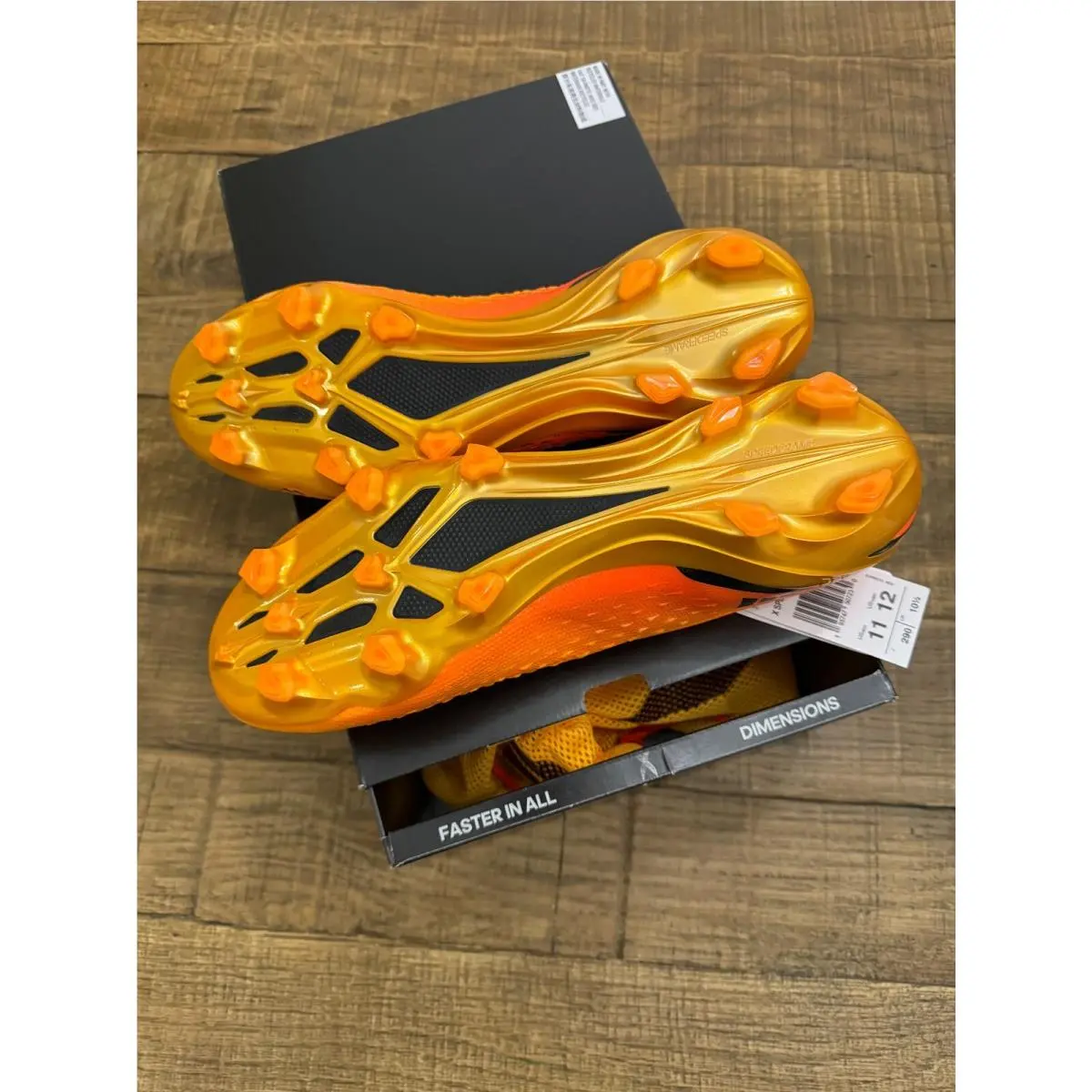 Adidas shoes - adidas X Speedportal + FG - GZ5131 - Orange / Gold 13