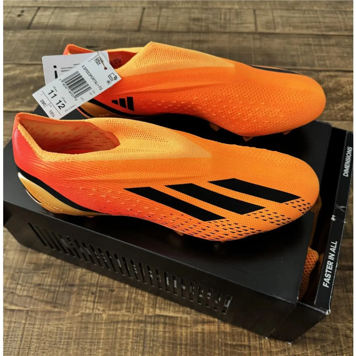 Adidas shoes - adidas X Speedportal + FG - GZ5131 - Orange / Gold 15