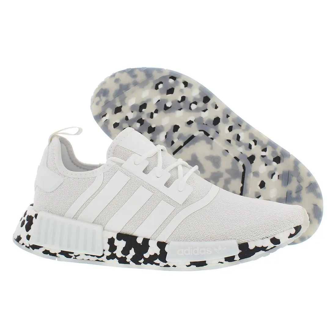 Adidas NMD_R1 Mens Shoes Size 8 Color: Cloud White/cloud White/core Black