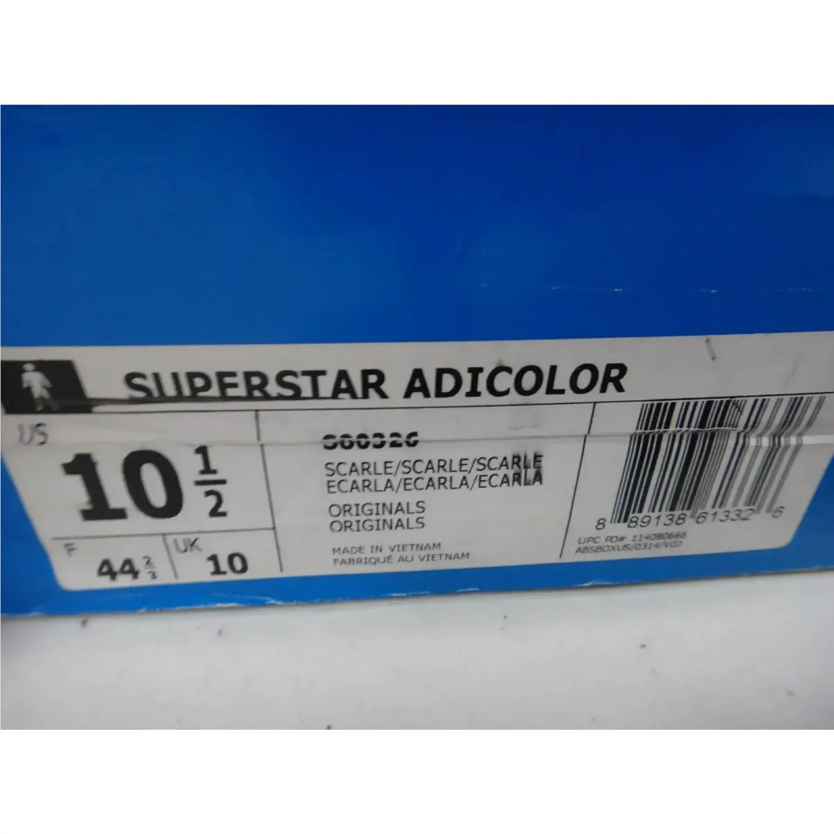 Adidas shoes - Superstar Adicolor - Superstar Adicolor - S79475 - Scarlet 1