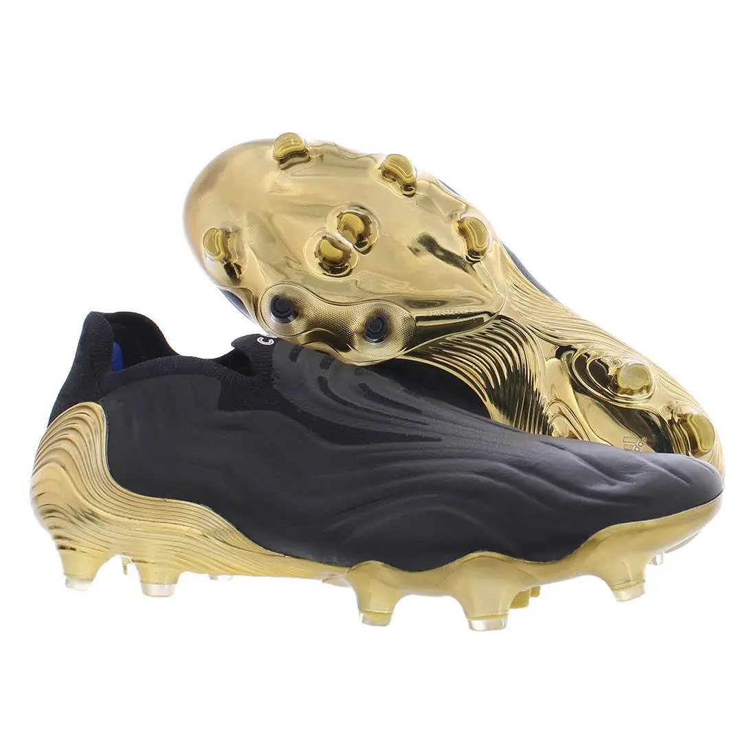 Copa Sense+ Firm Ground Mens Shoes Size 4.5 Color: Black/gold Metallic by Adidas