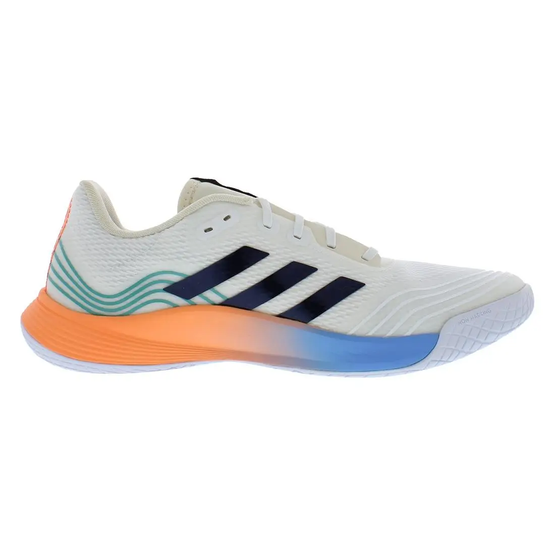 Adidas shoes - Cloud White/Core Black/Beam Orange, Main: White (UPC: 195740408404) 0
