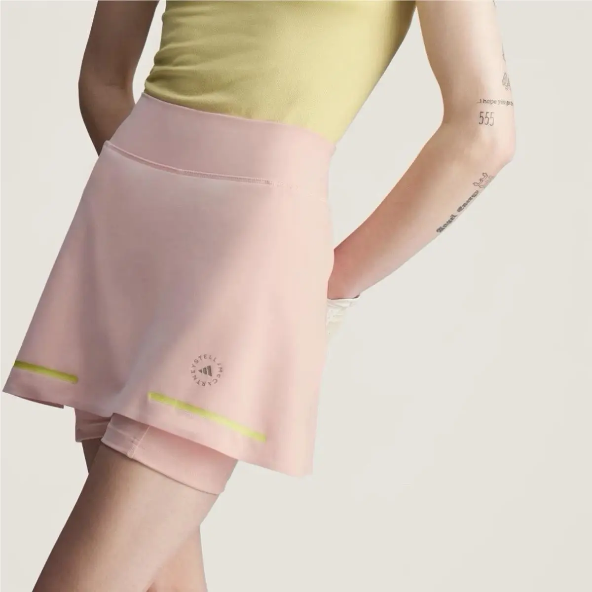 Stella Mccartney Vapour Pink Golf Skort Tennis JG1007 Women Size M-read by Adidas