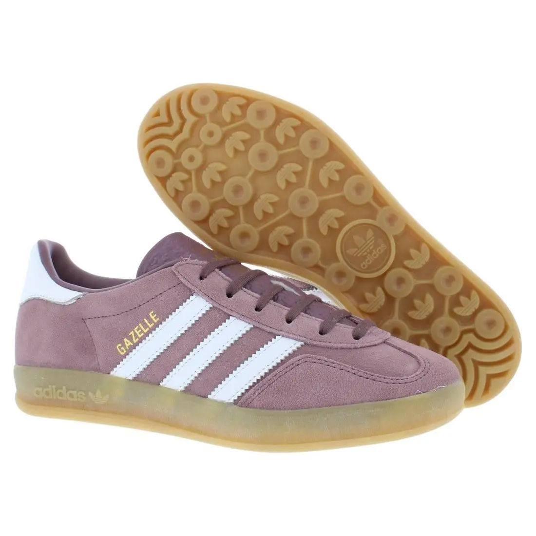 Adidas Gazelle Indoor Womens Shoes Size 10 Color: Mauve/white