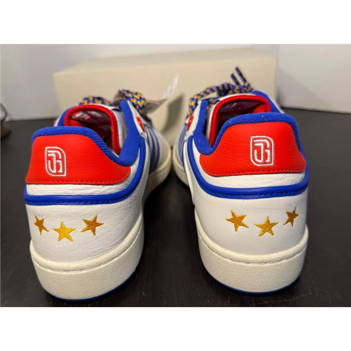 Adidas shoes - White, Blue, Red 8