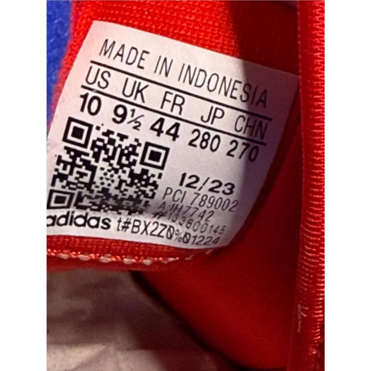 Adidas shoes - White, Blue, Red 12