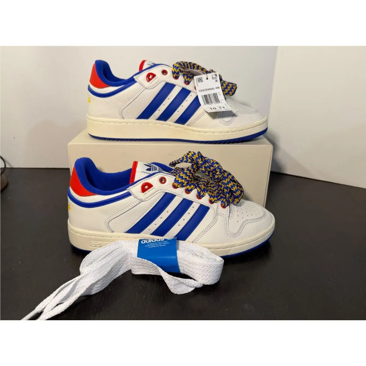 Adidas shoes - White, Blue, Red 0