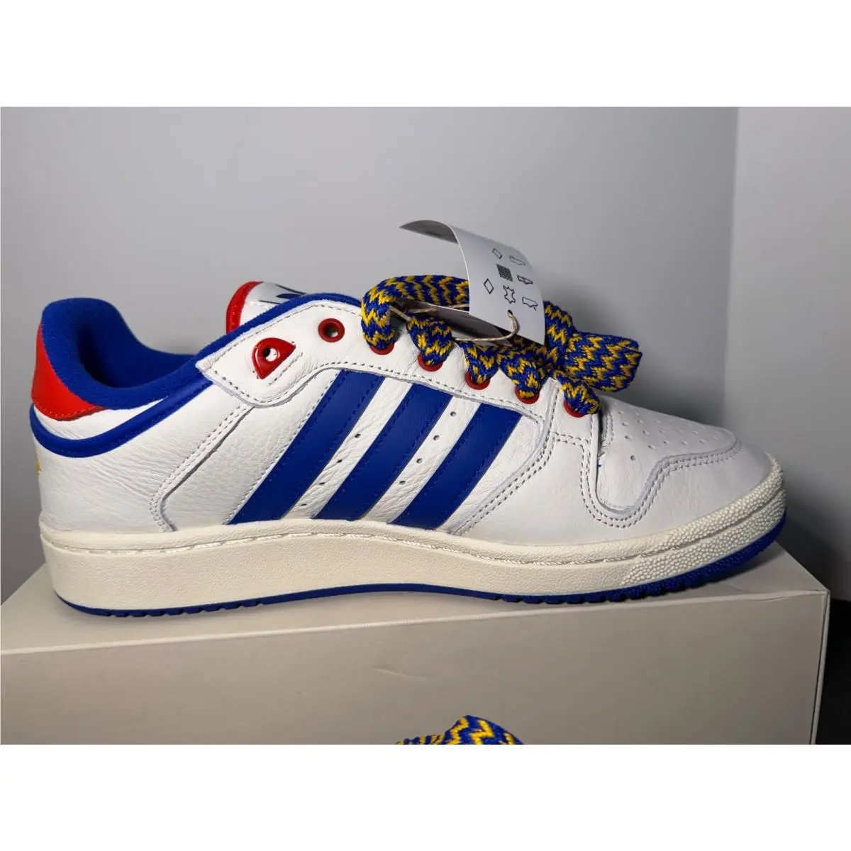 Adidas shoes - White, Blue, Red 1